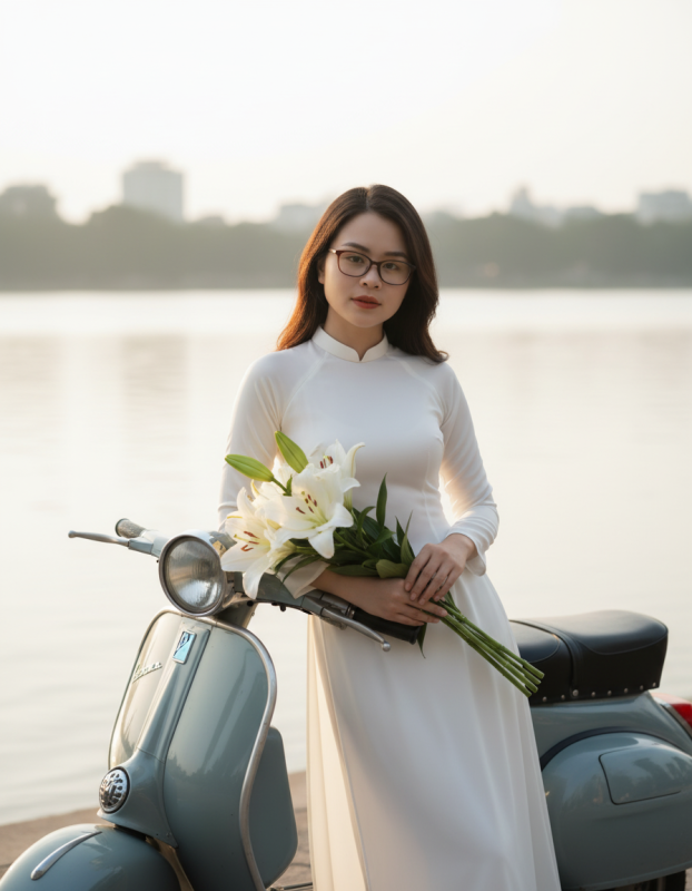 Ảnh Mùa Thu Hà Nội – Gợi Ý Prompt AI Dành Riêng Cho Chị Em Yêu Cái Đẹp